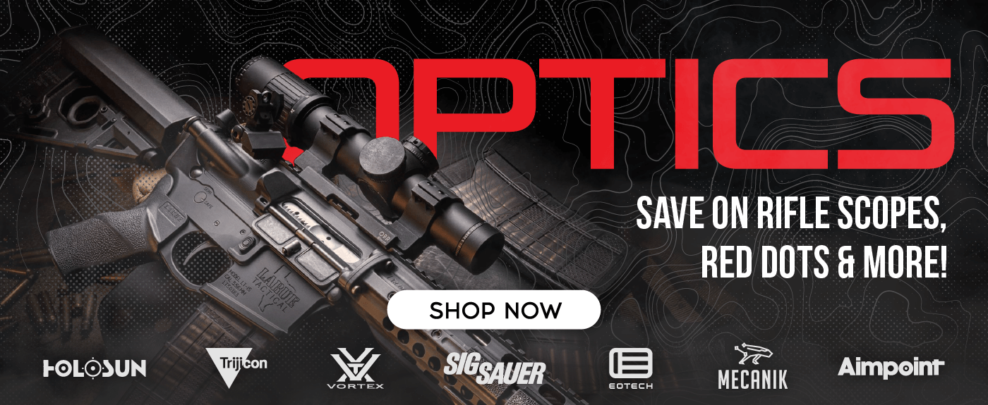 Shop Deals on Optics, Rifle Scopes, Red Dots, and More