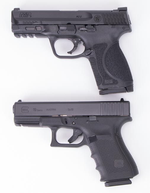 Smith Wesson M P 9 M2 0 3 6 Compact Vs Glock G19 Size Comparison Hot Sex Picture 2110